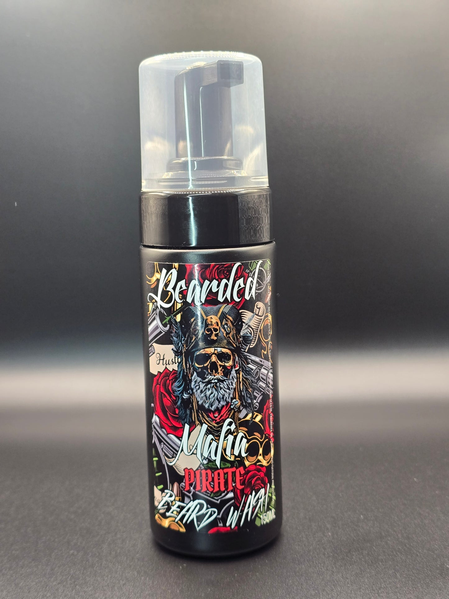 Organic beard shampoo with bold, adventurous, Rum & Sea salt scent