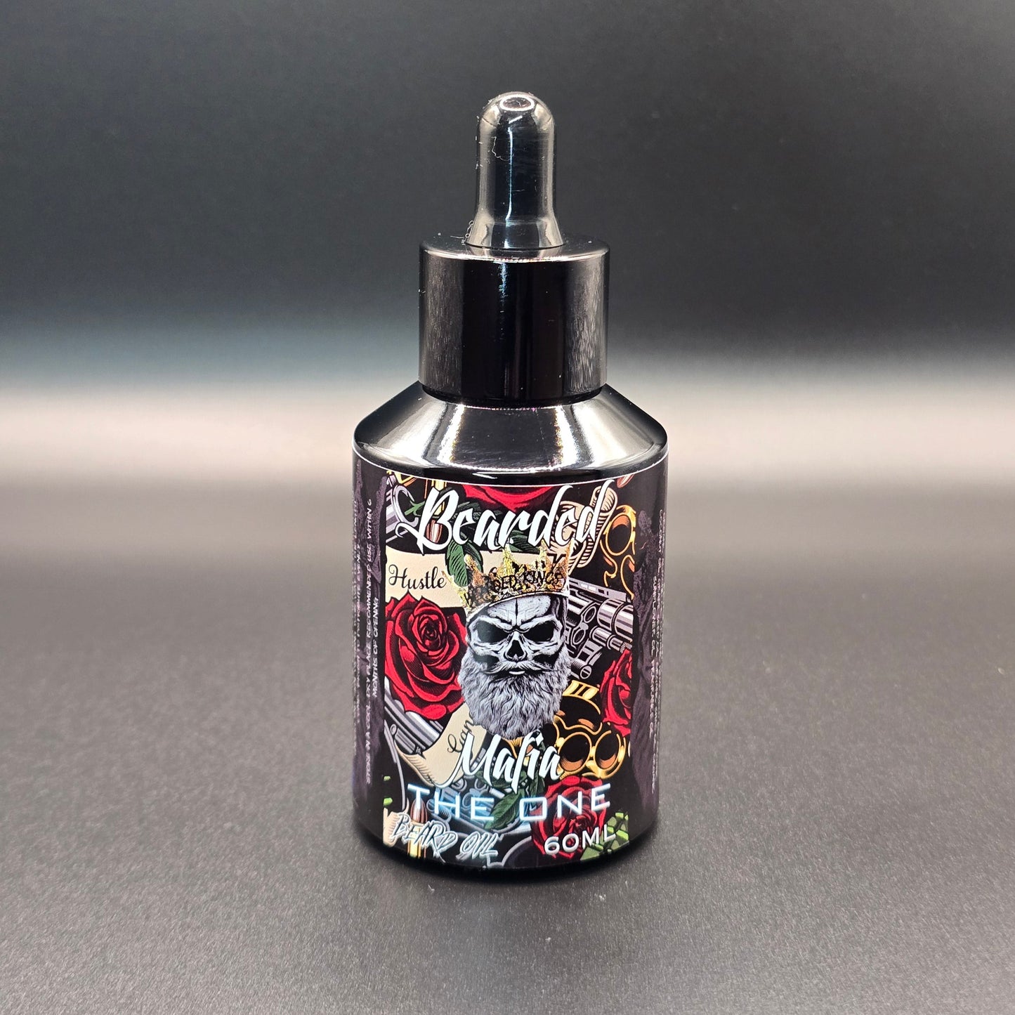 60mL organic beard oil with refined masculine scent