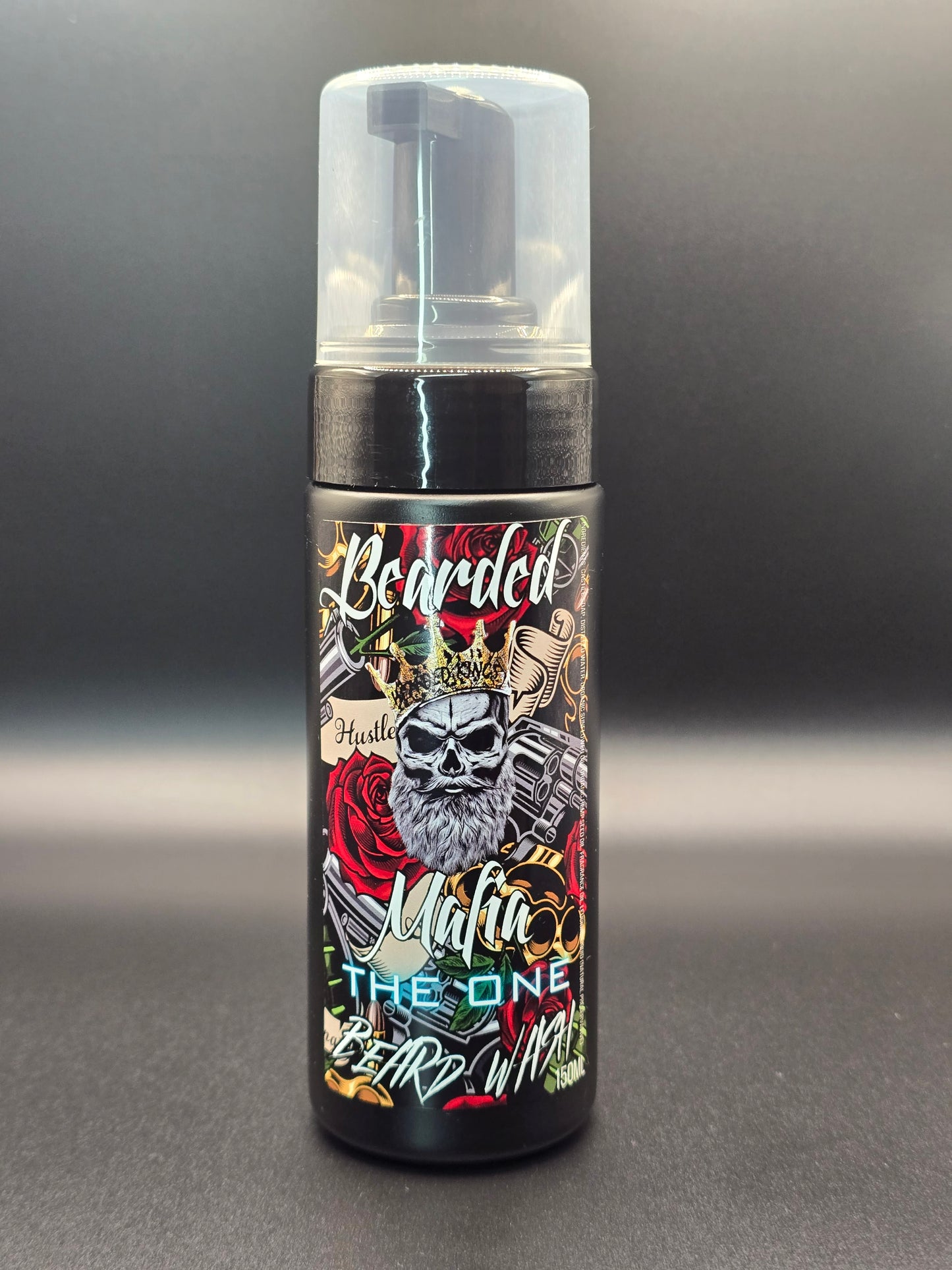 Organic beard shampoo with refined masculine scent