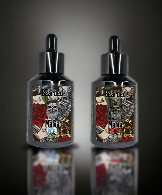  Bearded Mafia Beard Oil Pack — 2×60mL organic beard oils in premium scents