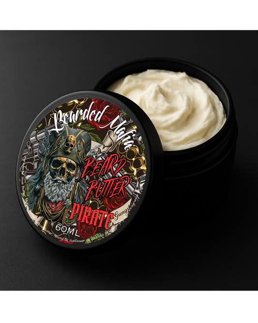 Pirate Beard Butter — premium organic beard butter handmade in Australia with rugged fragrance