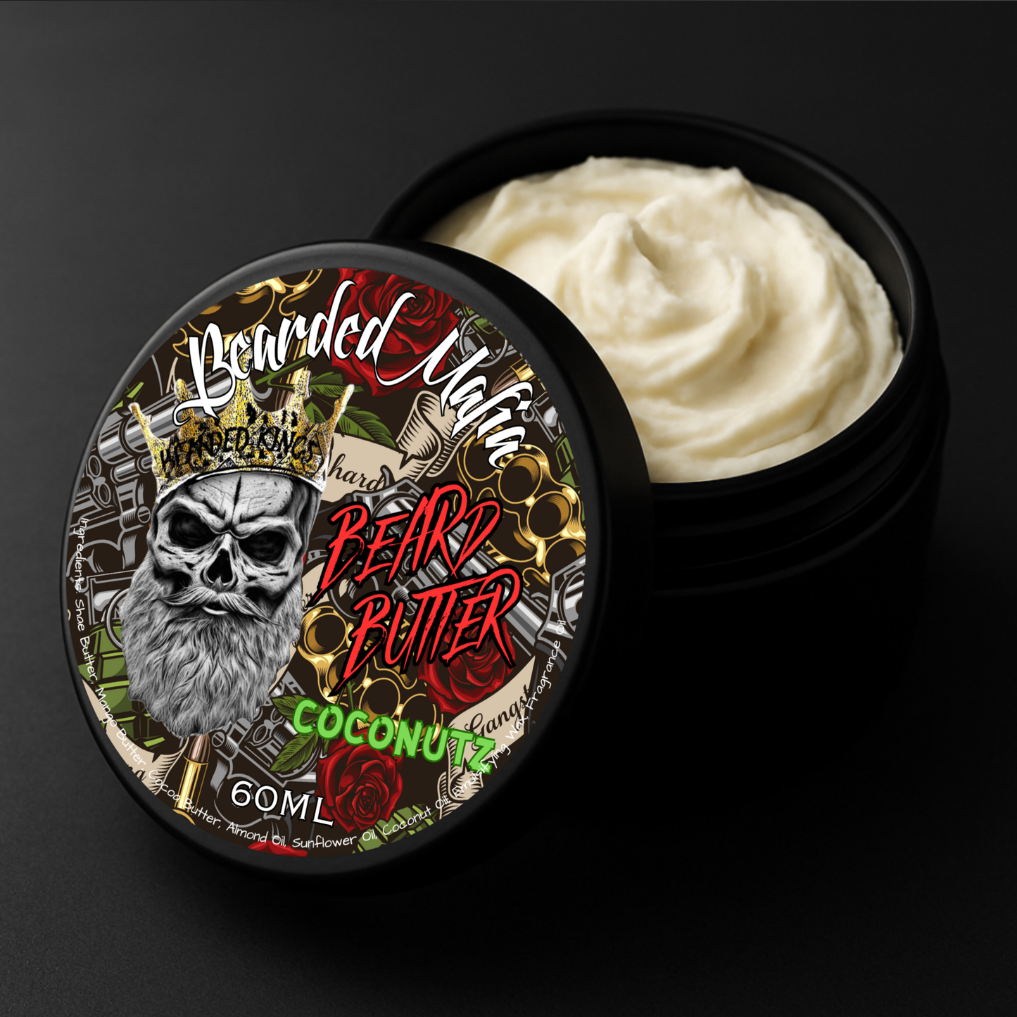 Bearded Mafia Coconutz Beard Butter — organic conditioning butter with smooth coconut scent