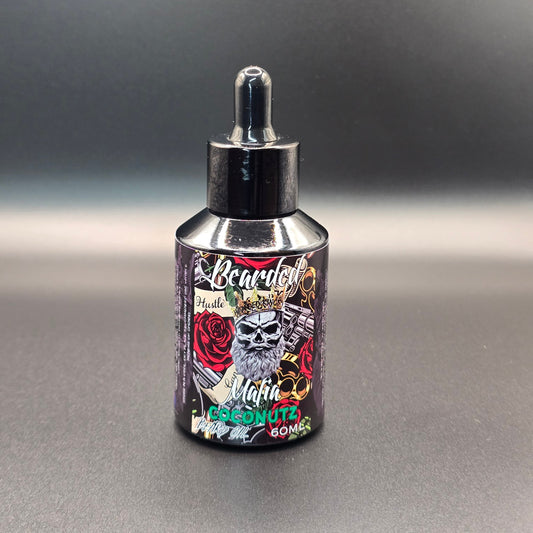 60mL organic beard oil with tropical coconut scent