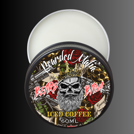 Bearded Mafia Iced Coffee Beard Balm — organic conditioning balm with refreshing coffee scent