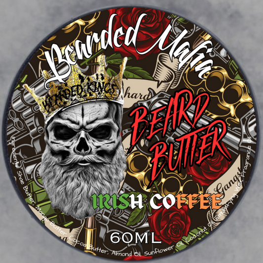 Irish Coffee Beard Butter — premium organic beard butter handmade in Australia with coffee fragrance