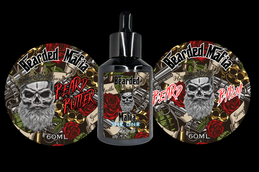 Bearded Mafia Legends Beard Pack — oil, balm, butter