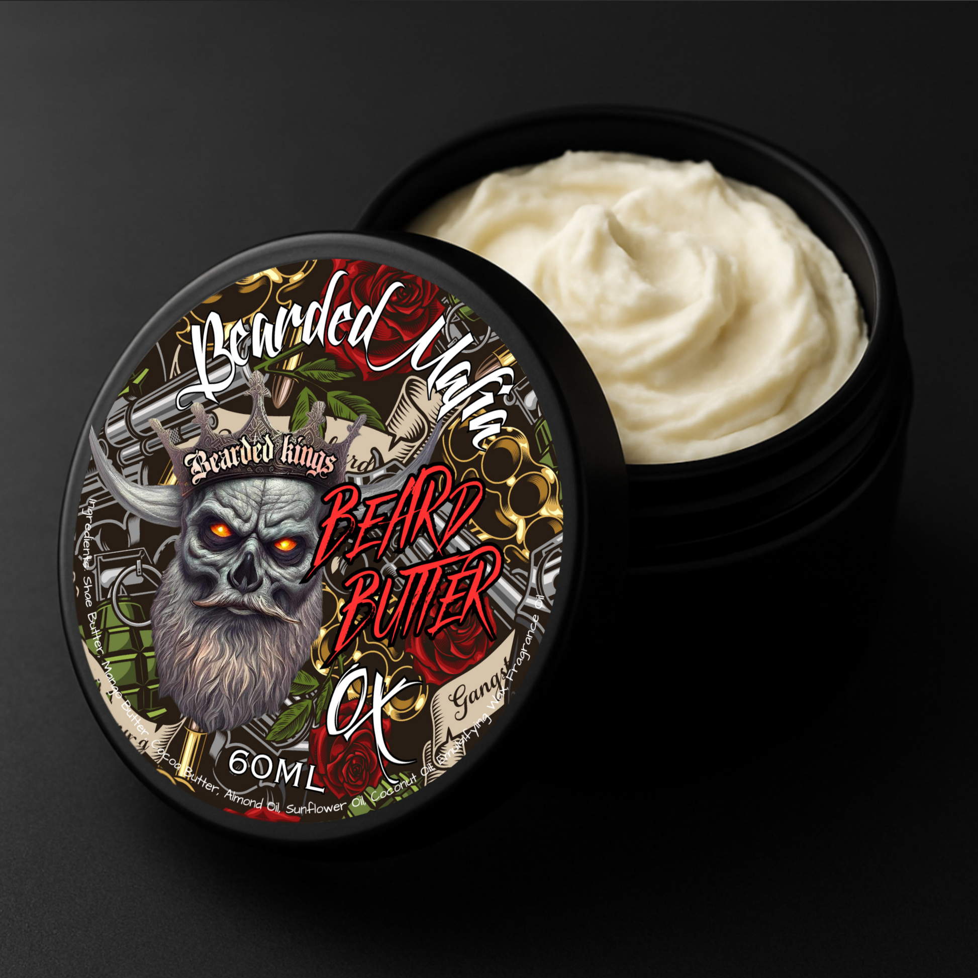 Bearded Mafia Ox Beard Butter — organic conditioning beard butter with earthy masculine scent