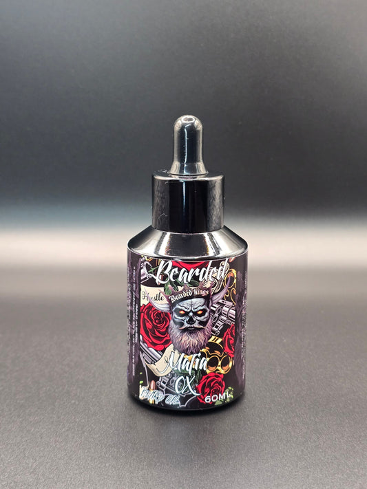 60mL organic beard oil with earthy masculine scent