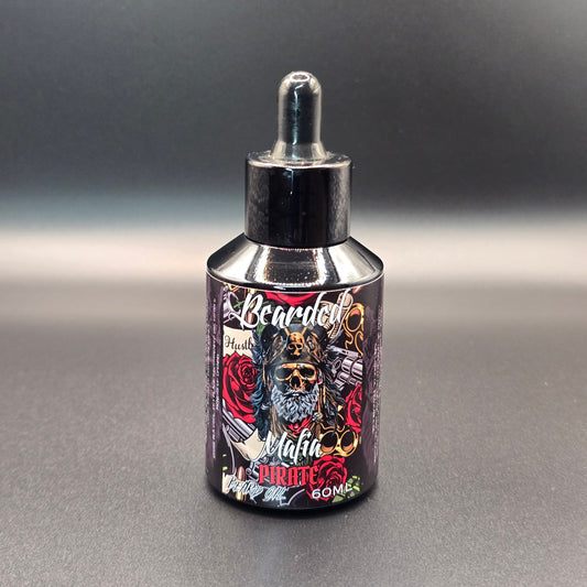 60mL organic beard oil with bold, adventurous masculine scent
