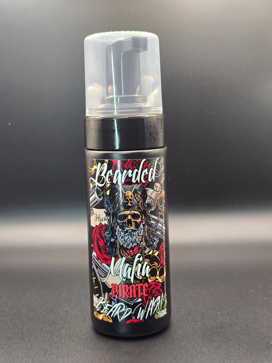 Organic beard shampoo with bold, adventurous, Rum & Sea salt scent