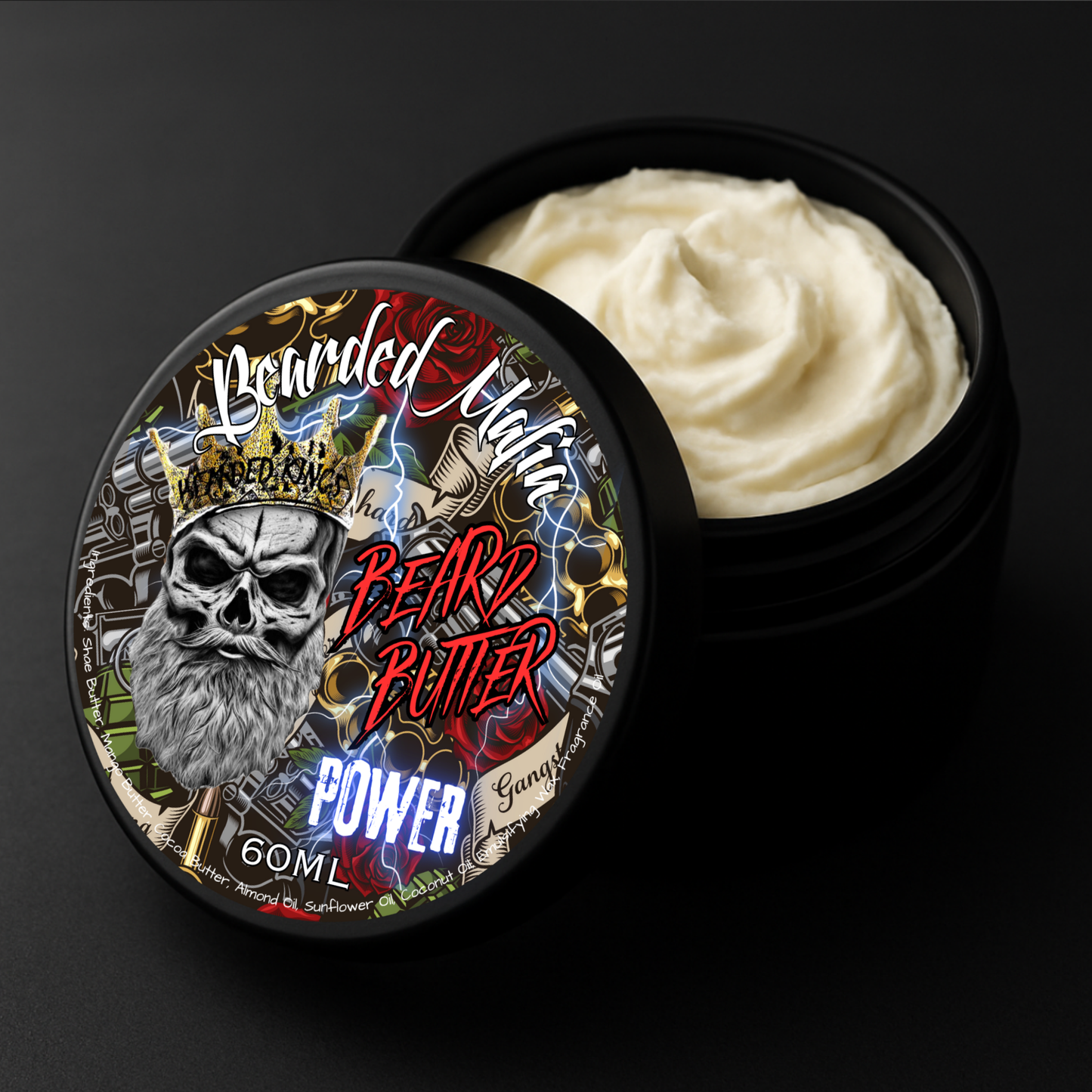 Bearded Mafia Power Beard Butter — organic conditioning butter with bold masculine scent