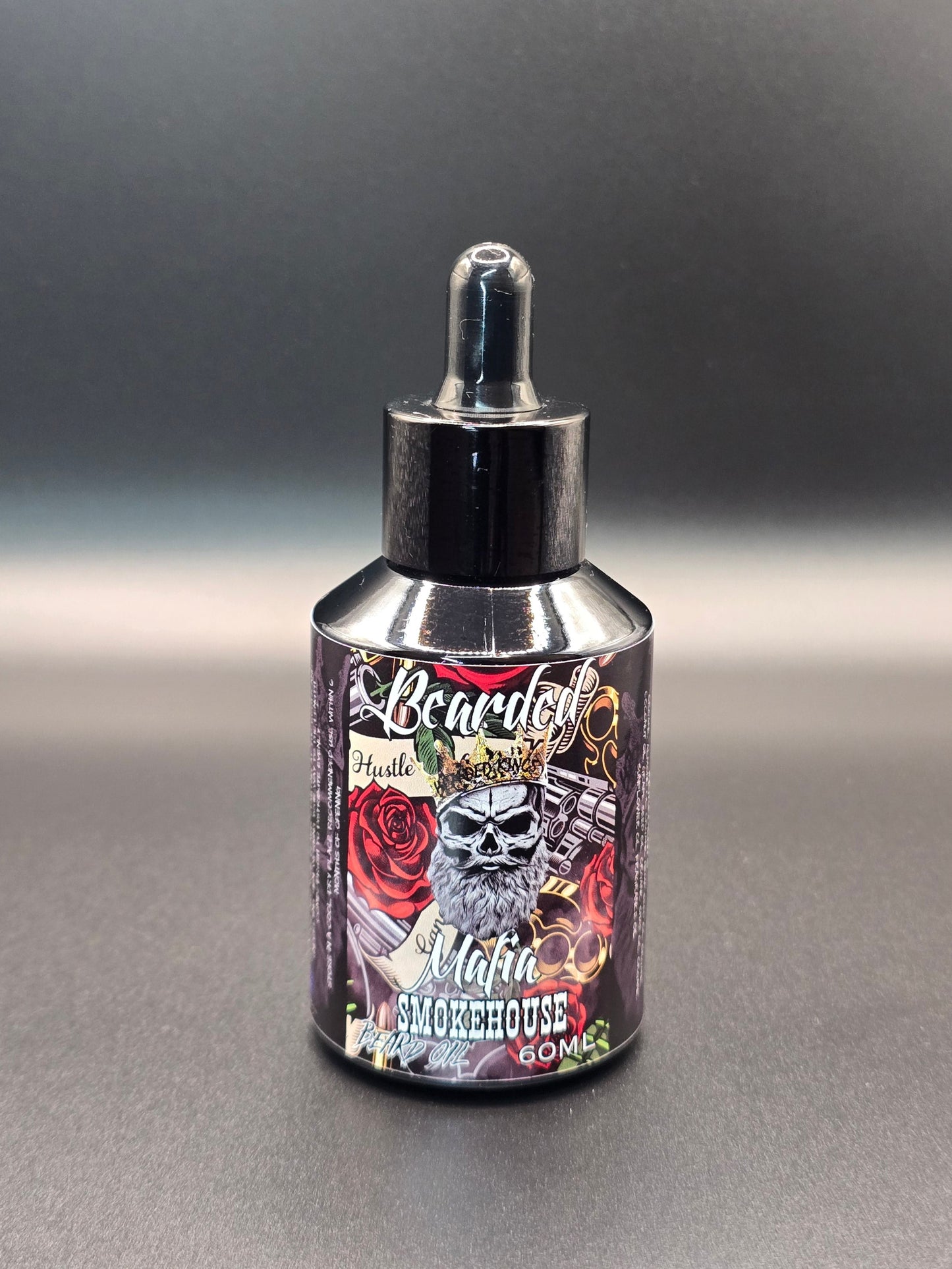 60mL beard oil with bold, smoky aroma