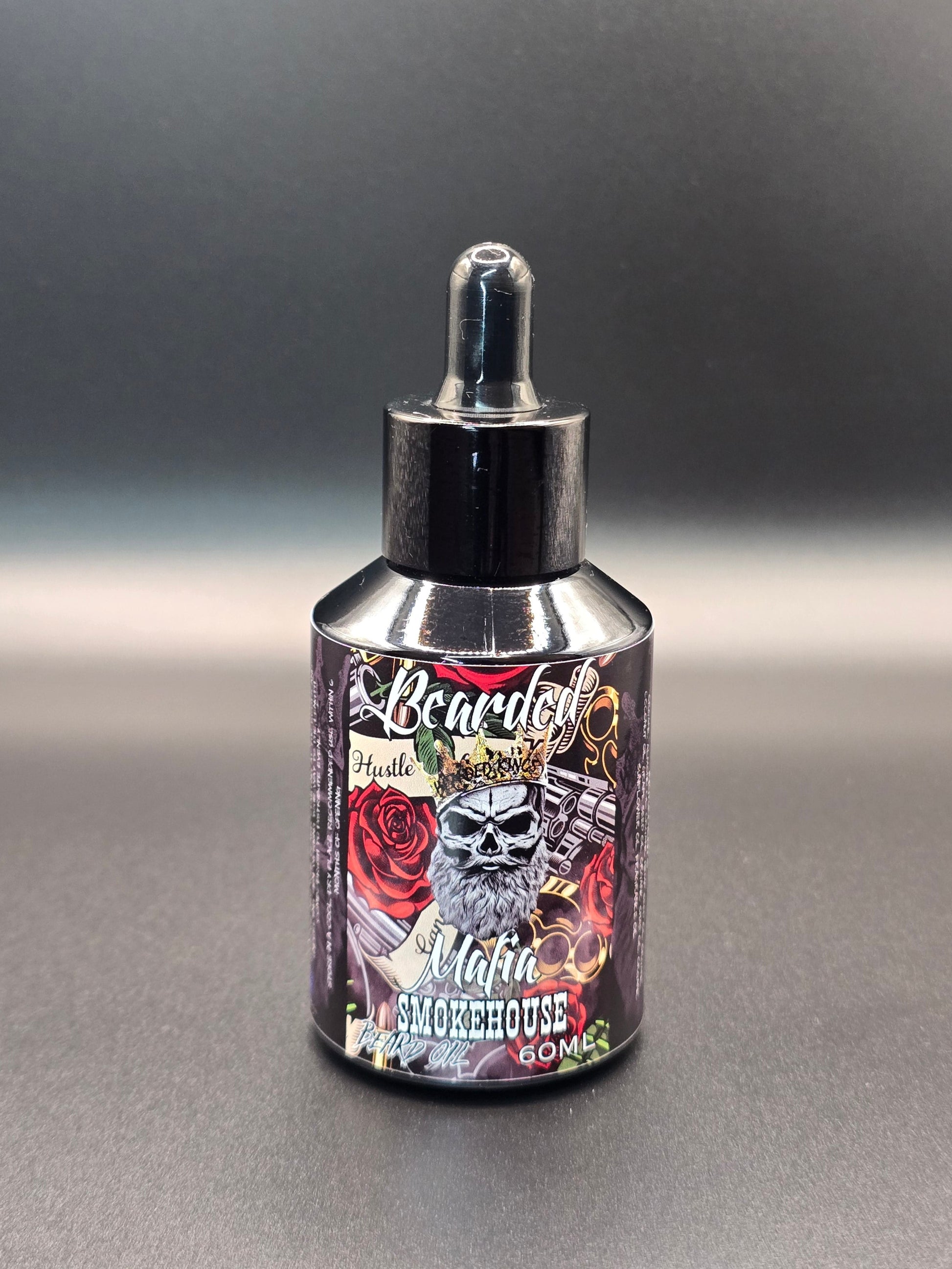 60mL beard oil with bold, smoky aroma