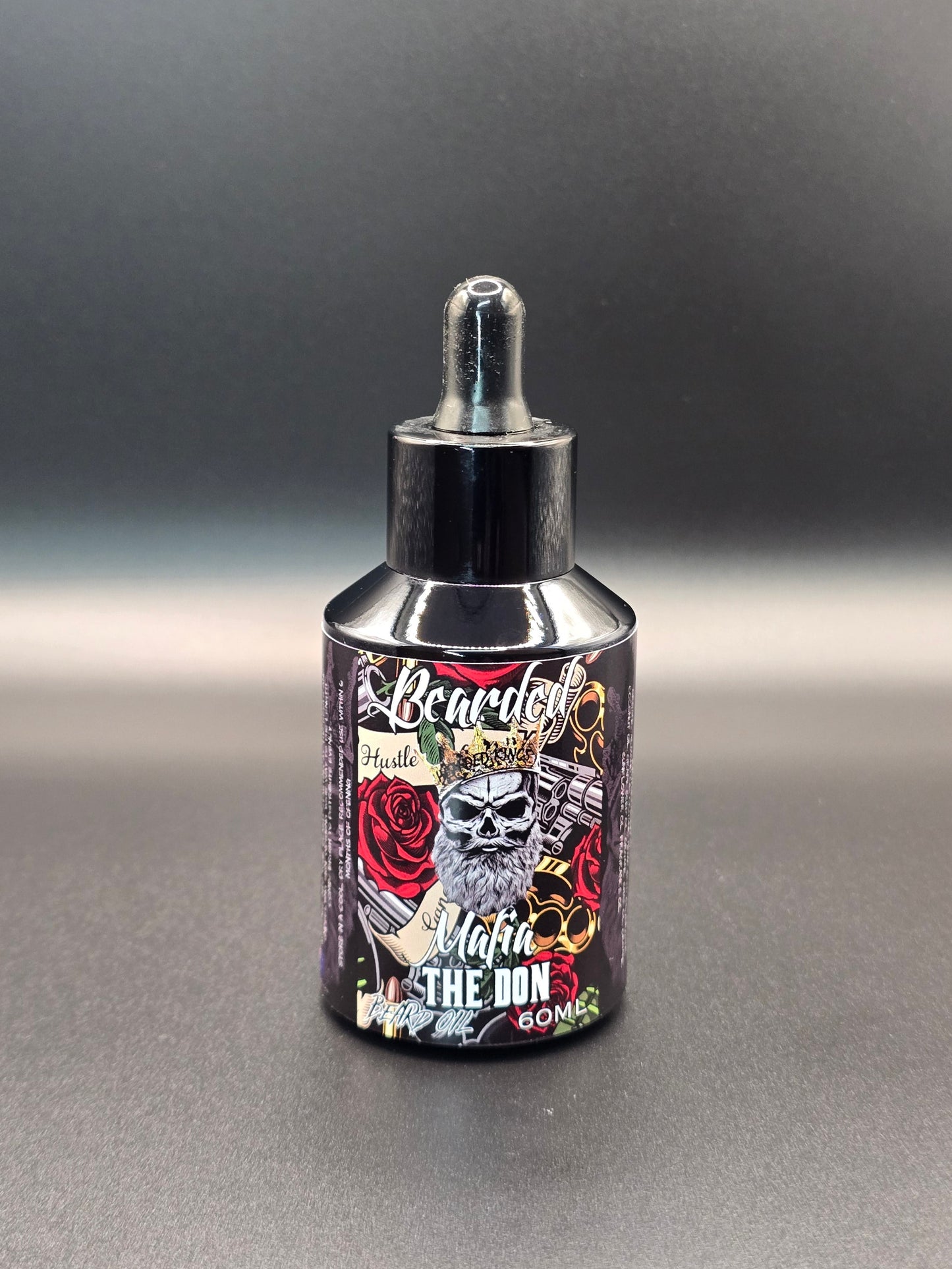 60mL organic beard oil with bold signature scent