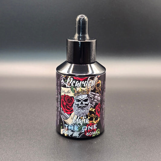 60mL organic beard oil with refined masculine scent