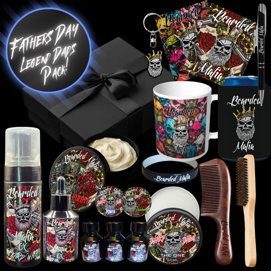 FATHERS DAY LEGEND DADS BEARD PACK BEARDED MAFIA