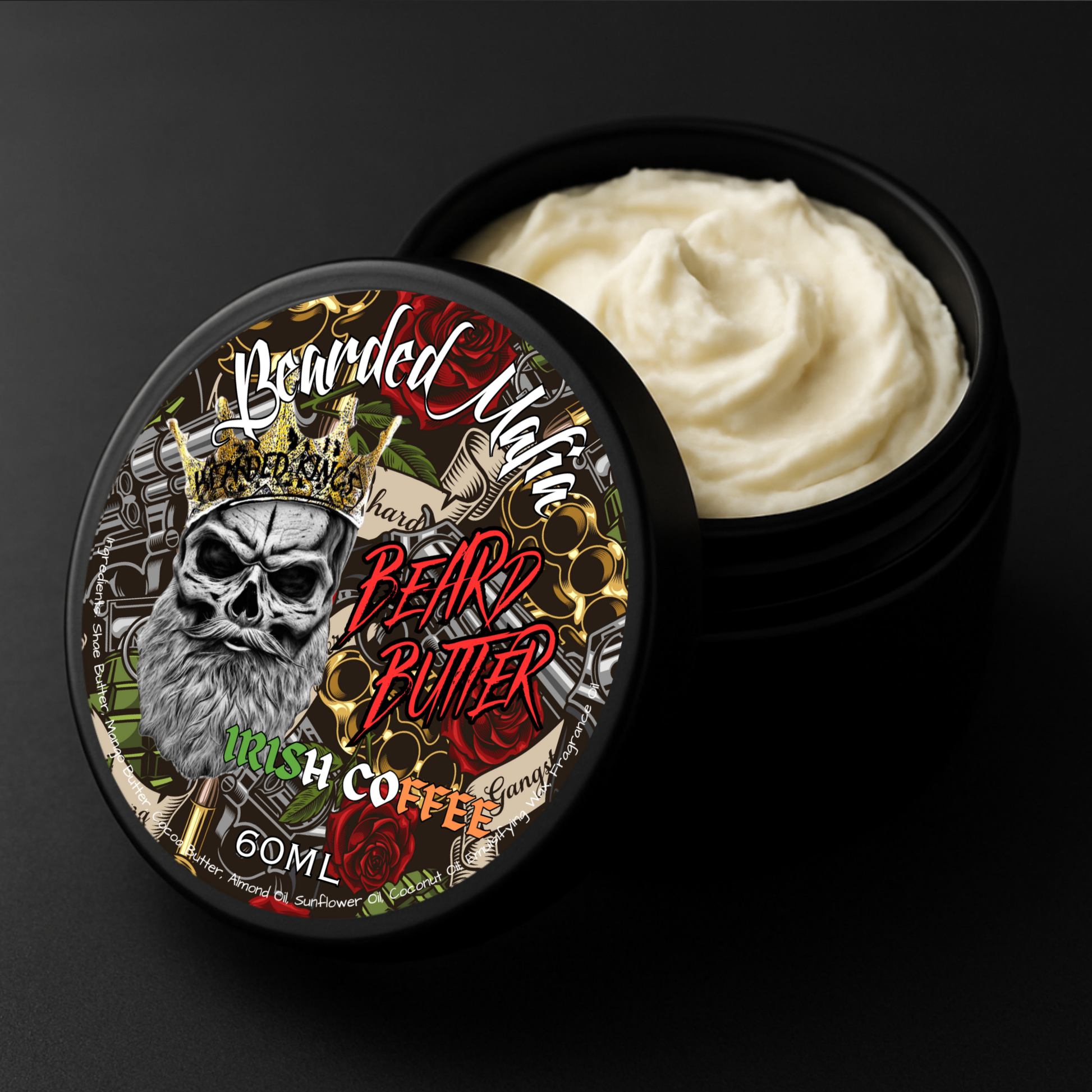 Irish Coffee Beard Butter — premium organic beard butter handmade in Australia with coffee fragrance