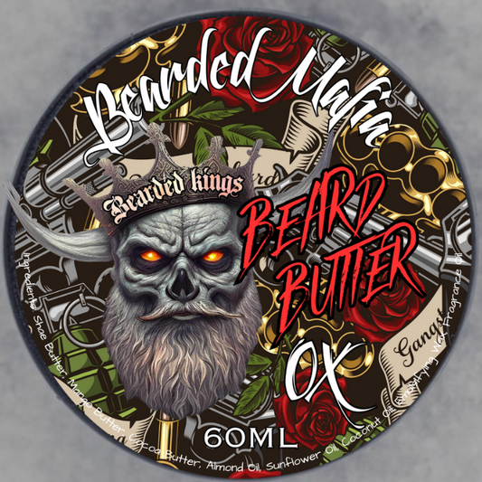 Bearded Mafia Ox Beard Butter — organic conditioning beard butter with earthy masculine scent