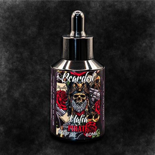 60mL organic beard oil with bold, adventurous masculine scent