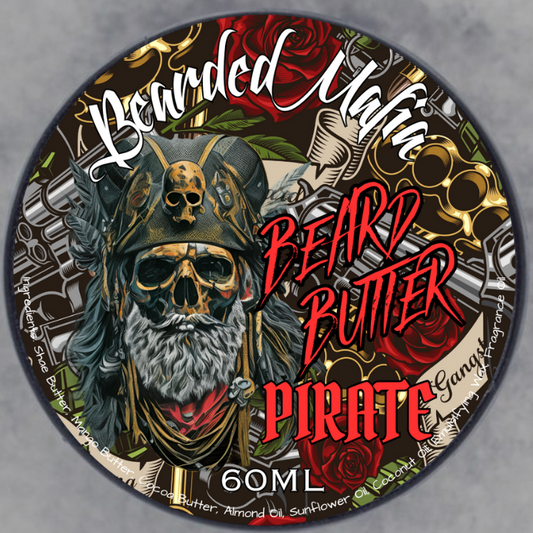 Pirate Beard Butter — premium organic beard butter handmade in Australia with rugged fragrance