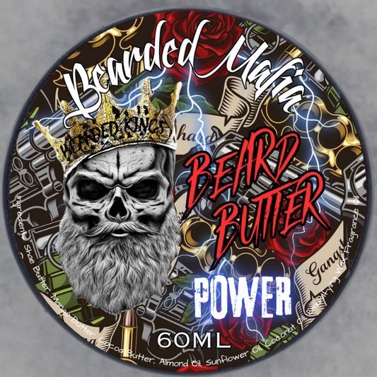 Bearded Mafia Power Beard Butter — organic conditioning butter with bold masculine scent
