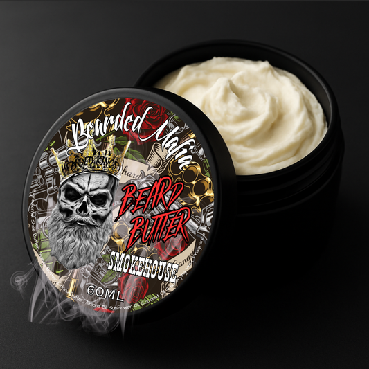 Smokehouse Beard Butter — premium organic beard butter handmade in Australia with smoky fragrance