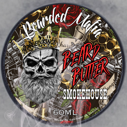 Smokehouse Beard Butter — premium organic beard butter handmade in Australia with smoky fragrance