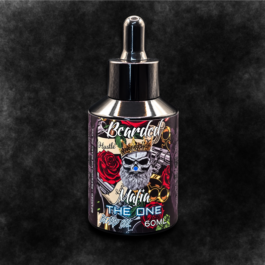60mL organic beard oil with refined masculine scent