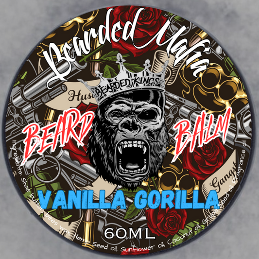 Bearded Mafia Vanilla Gorilla Beard Balm — organic conditioning balm with smooth vanilla scent