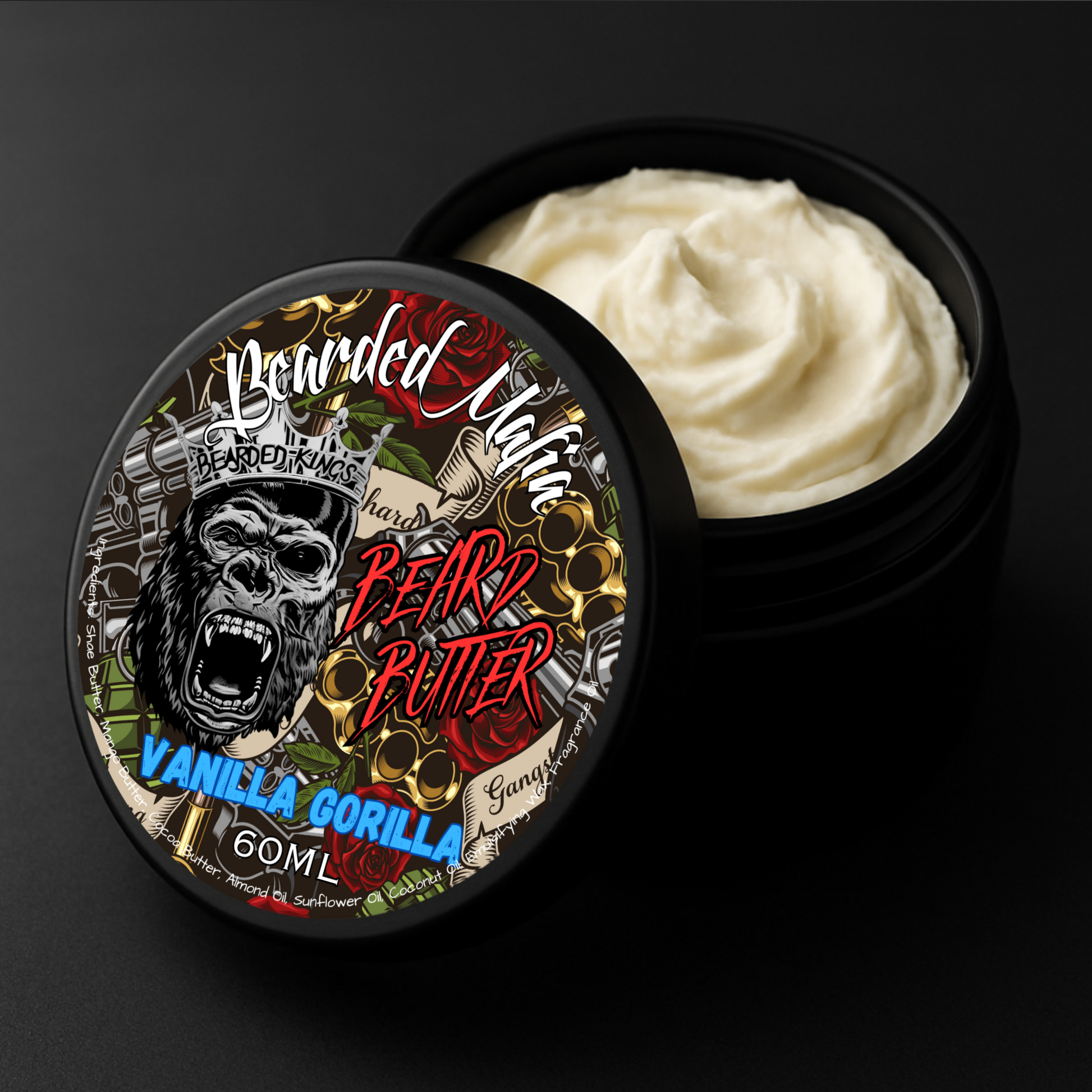 Vanilla Gorilla Beard Butter — premium organic beard conditioner handmade in Australia